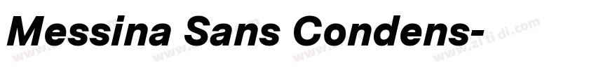 Messina Sans Condens字体转换